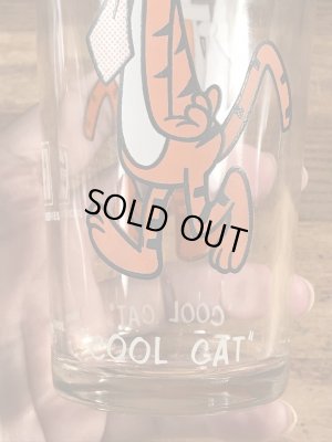 ペプシコーラのノベルティのクールキャットの70’sヴィンテージグラス