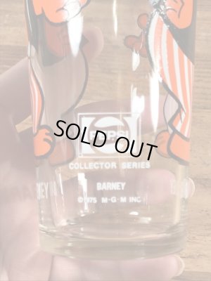 ペプシコーラのノベルティのバーニーの70’sヴィンテージグラス