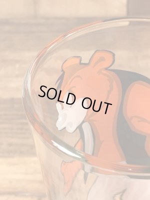 クマのバーニーの70年代ビンテージガラスコップ