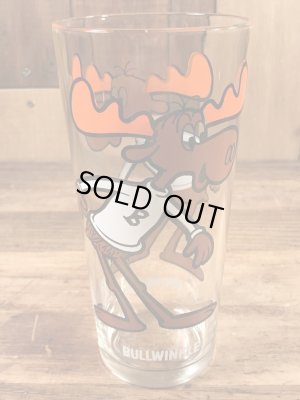 トナカイのブルウィンクルの70年代ビンテージガラスコップ