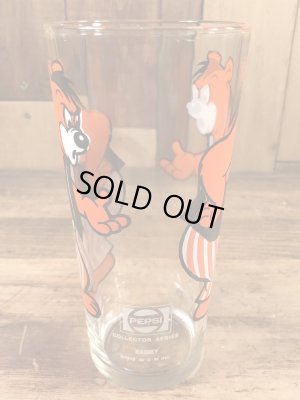 ペプシコーラのノベルティのバーニーの70’sヴィンテージグラス