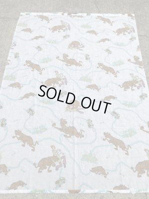 ハンナバーベラのスクービードゥーの90年代ビンテージフラットシーツ