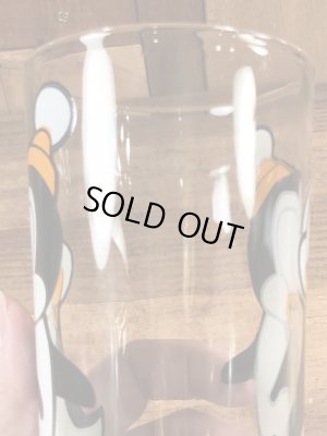 ペンギンのチリーウィリーの70年代ビンテージガラスコップ