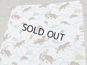 ハンナバーベラのScooby Dooの90’sヴィンテージフラットシーツ