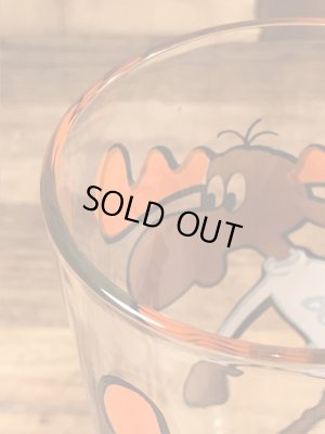 トナカイのブルウィンクルの70年代ビンテージガラスコップ