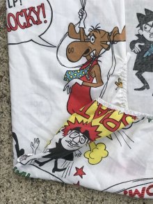 他の写真3: Rocky & Bullwinkle Twin Box Sheet　ロッキー＆ブルウィンクル　ビンテージ　ボックスシーツ　70年代