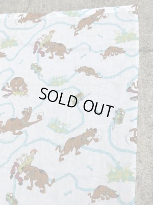 ハンナバーベラのスクービードゥーの90年代ビンテージフラットシーツ