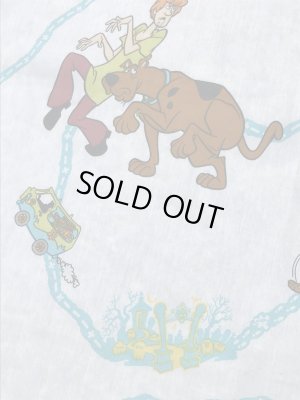 ハンナバーベラのスクービードゥーの90年代ビンテージフラットシーツ