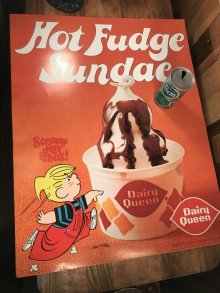 他の写真3: Dairy Queen Dennis The Menace “Hot Fudge Sunday” Poster　デイリークイーン　ビンテージ　ポスター　わんぱくデニス　70年代