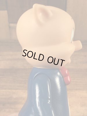 ルーニーテューンズのポーキーピッグの90年代ビンテージフィギュア