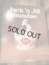 Dairy Queen Dennis The Menace “Jack'n Jill Sundae” Poster　デイリークイーン　ビンテージ　ポスター　わんぱくデニス　70年代