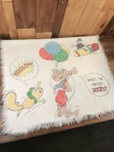 Rocky & Bullwinkle Towel　ロッキー＆ブルウィンクル　ビンテージ　タオル　70年代