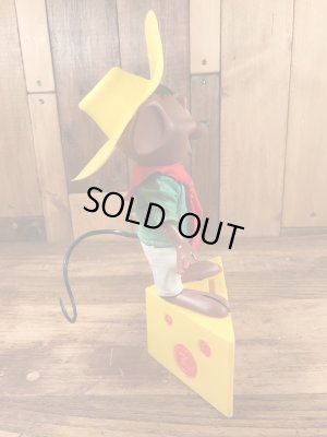 ルーニーテューンズのスピーディーゴンザレスの70年代ビンテージ貯金箱フィギュア