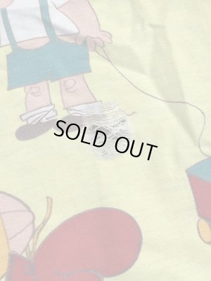 わんぱくデニスのツインサイズの60〜70年代ビンテージフラットシーツ