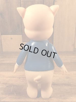 ワーナーブラザーズのポーキーピッグの90’sヴィンテージフィギュア