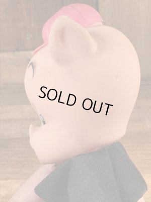 ルーニーテューンズのポーキーピッグの60年代ビンテージフィギュア