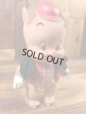 ルーニーテューンズのポーキーピッグの60年代ビンテージフィギュア