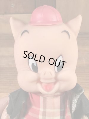 ルーニーテューンズのポーキーピッグの60年代ビンテージフィギュア