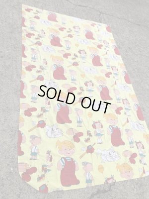 デニスザメナスのツインサイズの60〜70’sヴィンテージフラットシーツ