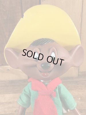 ルーニーテューンズのスピーディーゴンザレスの70年代ビンテージ貯金箱フィギュア