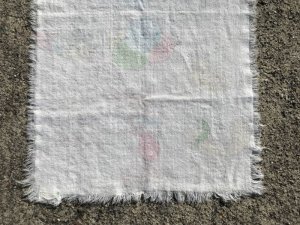 ロッキー＆ブルウィンクルのコットン製の70年代ビンテージタオル