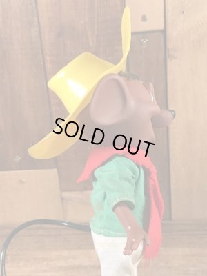 ルーニーテューンズのスピーディーゴンザレスの70年代ビンテージ貯金箱フィギュア