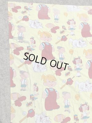 デニスザメナスのツインサイズの60〜70’sヴィンテージフラットシーツ