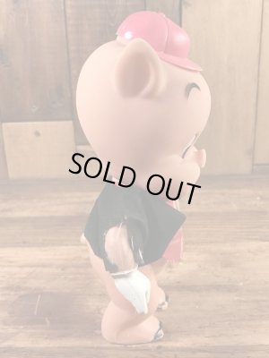 ルーニーテューンズのポーキーピッグの60年代ビンテージフィギュア