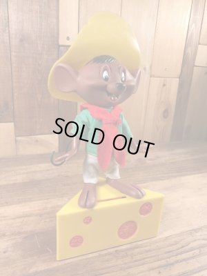 ルーニーテューンズのスピーディーゴンザレスの70年代ビンテージ貯金箱フィギュア