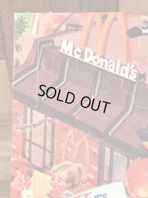 マクドナルドのメイヤーマックチーズの70年代ビンテージジグソーパズル