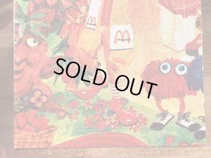 マクドナルドランドのRonaldの70’sヴィンテージミニパズル