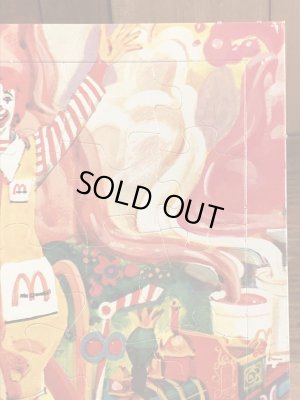 マクドナルドランドのRonaldの70’sヴィンテージミニパズル