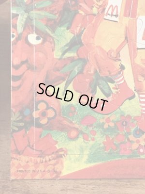 マクドナルドのロナルドの70年代ビンテージジグソーパズル