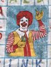 マクドナルドのキャラクターの70’sヴィンテージフラットシーツ