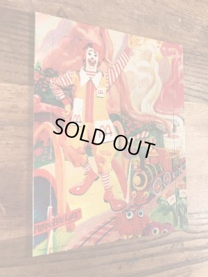マクドナルドのロナルドの70年代ビンテージジグソーパズル