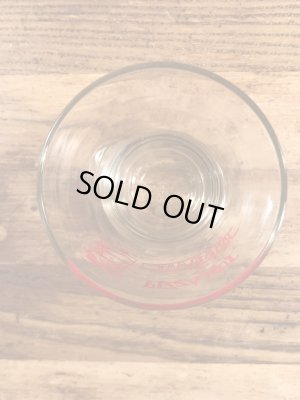 ピザハットの企業物の70年代ビンテージガラスコップ