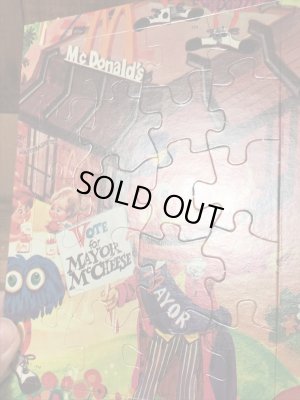 マクドナルドのメイヤーマックチーズの70年代ビンテージジグソーパズル