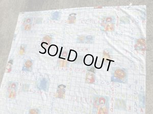 マクドナルドのキャラクターの70’sヴィンテージフラットシーツ