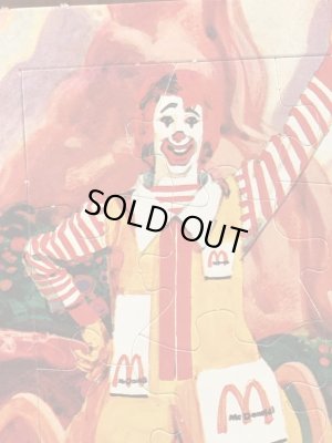 マクドナルドのロナルドの70年代ビンテージジグソーパズル