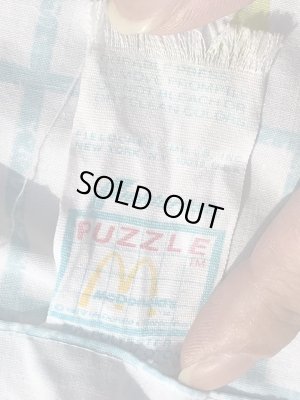 マクドナルドのキャラクターの70’sヴィンテージフラットシーツ