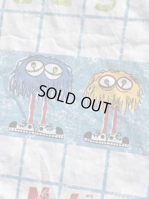 マクドナルドのキャラクターの70年代ビンテージフラットシーツ