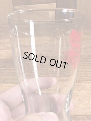 ピザハットの企業物の70年代ビンテージガラスコップ