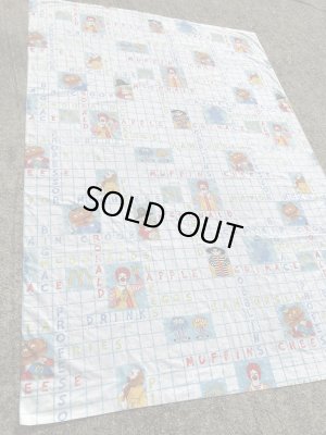 マクドナルドのキャラクターの70’sヴィンテージフラットシーツ