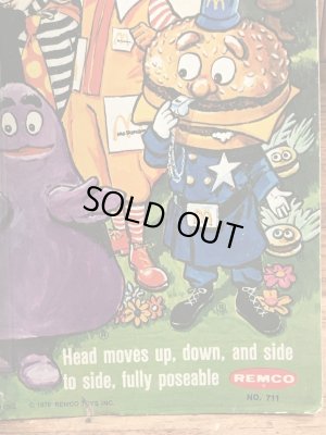 Remco社製のマクドナルドランド“ロナルド”の70’sヴィンテージドール