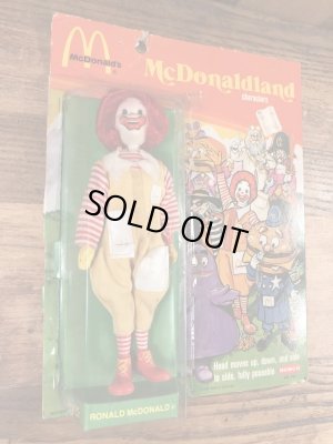マクドナルドのロナルドの70年代ビンテージフィギュア