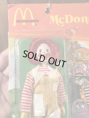 マクドナルドのロナルドの70年代ビンテージフィギュア