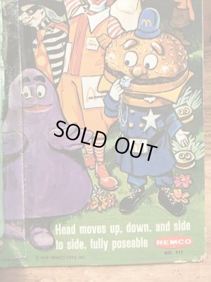 Remco社製のマクドナルドランド“ロナルド”の70’sヴィンテージドール