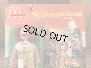 マクドナルドのロナルドの70年代ビンテージフィギュア