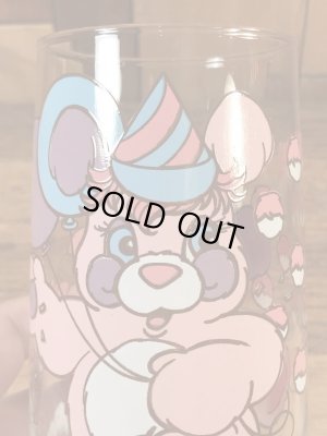 アンカーホッキング社製のポップルズの80年代ビンテージガラスコップ