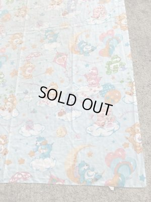 Care Bearsたちが描かれた80’sヴィンテージツインフラットシーツ